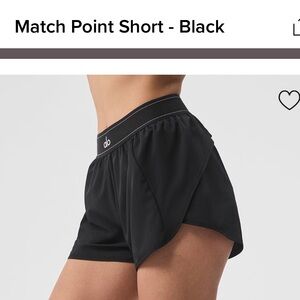 Alo Match Point Shorts (Navy) size medium New without tags